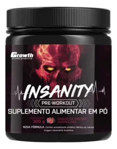 Pré-treino Insanity 300g Growth Supplements - Frutas Vermelhas